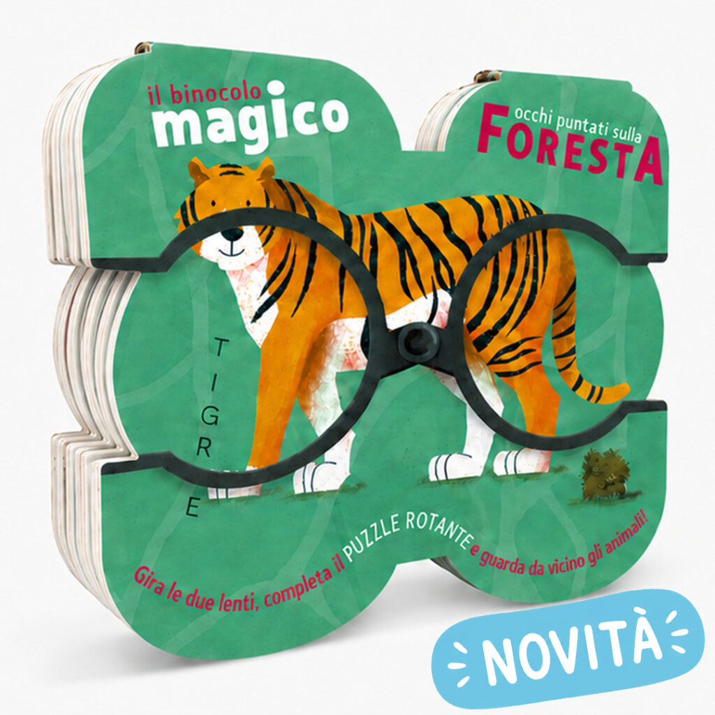 Libri interattivi per bambini con puzzle Binocolo Magico Foresta Novità